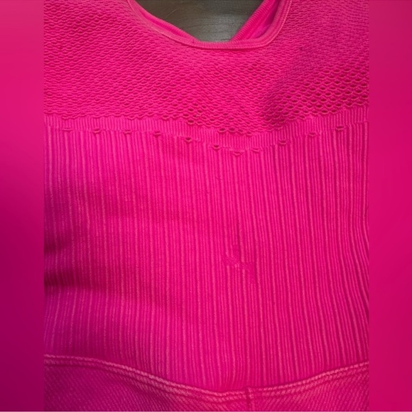 JoyLab Bright Pink Bodysuit with Pads - Picture 6 of 9